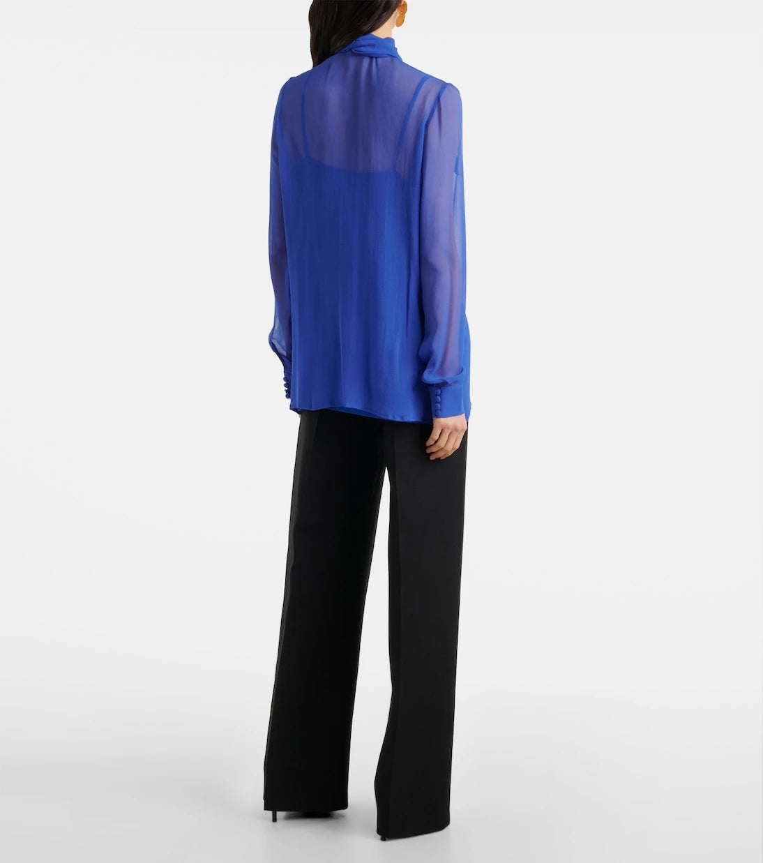 Costarellos - Silk georgette blouse