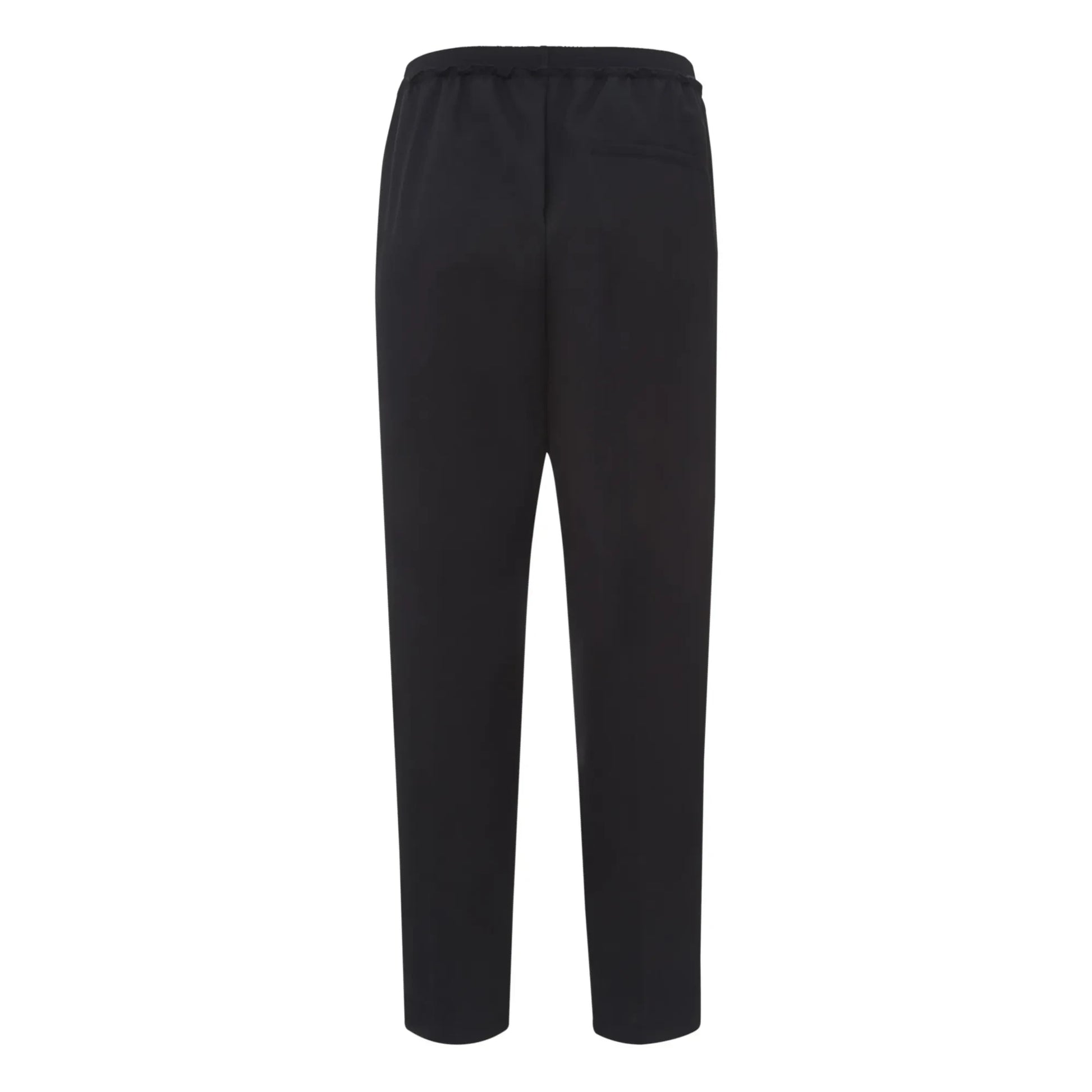 Pomandère - Elasticated Wool Pants | Black