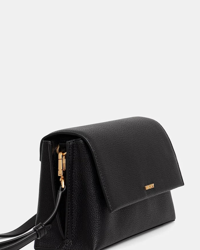 DKNY чанта crossbody дамска от кожа ALYA