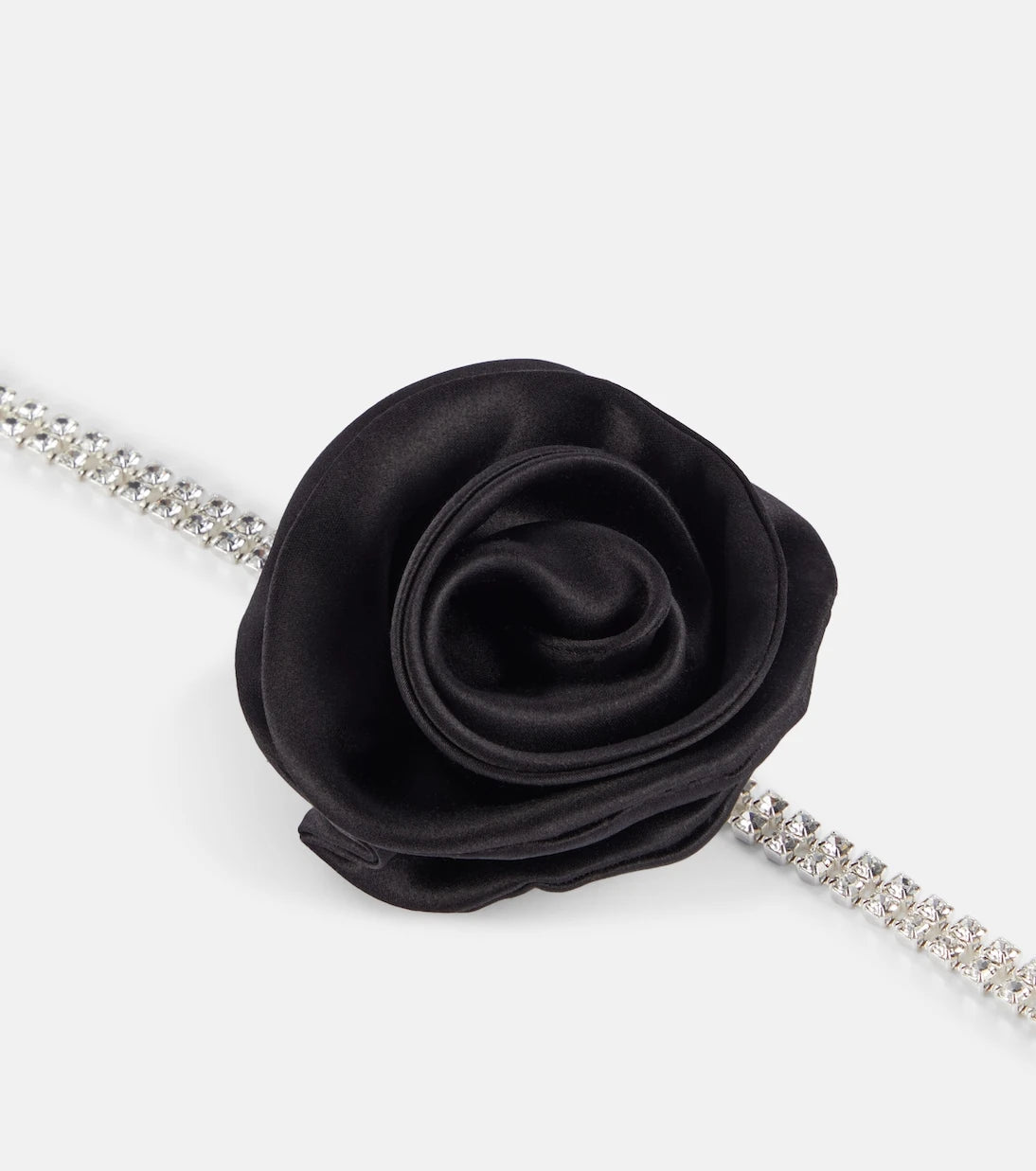 Magda Butrym - Floral-appliqué crystal-embellished choker