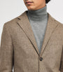 Corneliani Beige Wool-Cashmere Blazer
