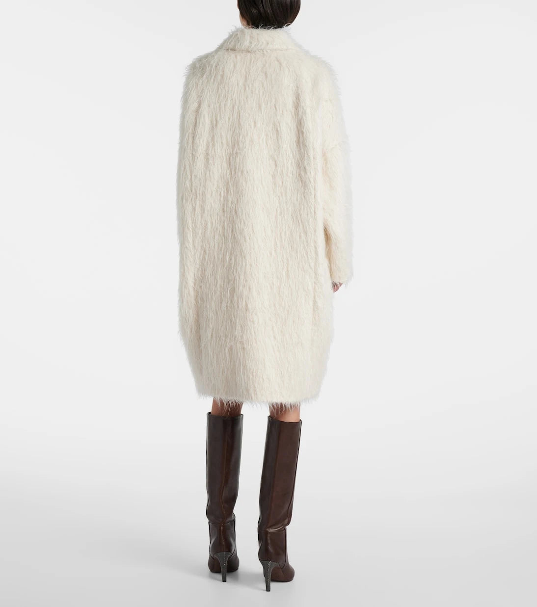 Brunello Cucinelli - Double-breasted alpaca-blend coat