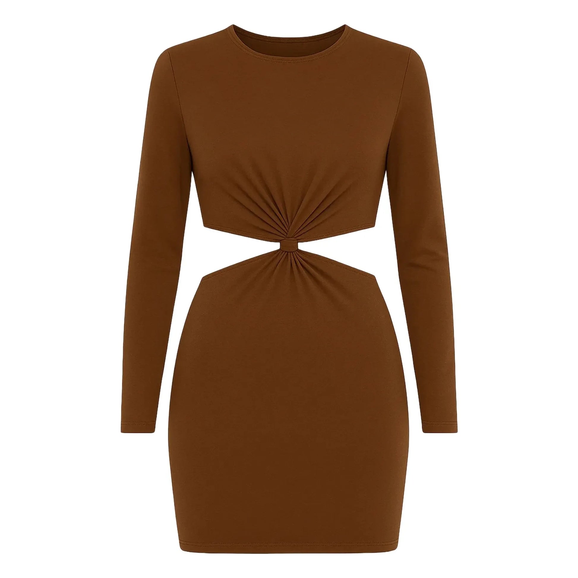Vanessa Sposi - The Loop Cut Out Dress | Chocolate