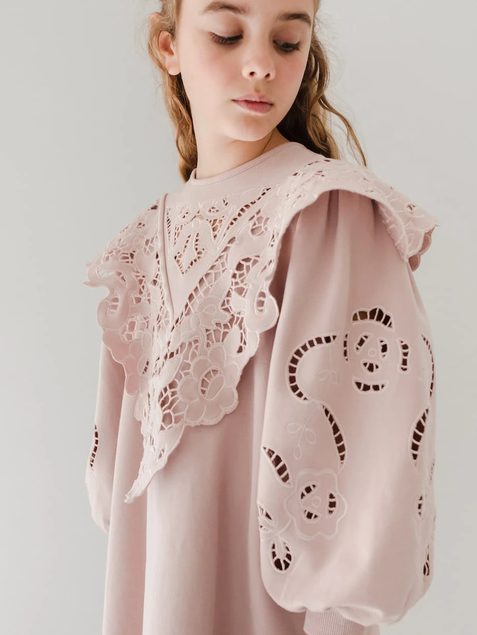 Petite Amalie - Cutout cotton dress