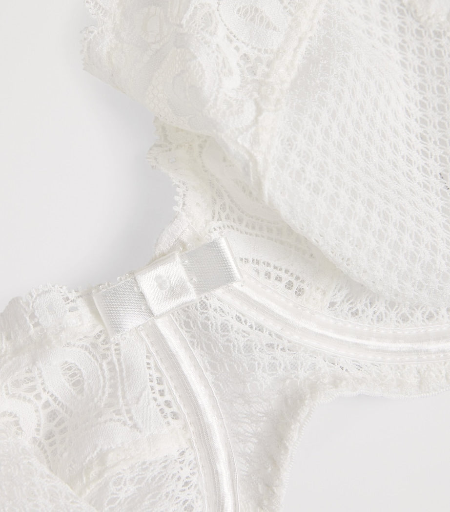 Maison Lejaby White Lace Gaby Underwired Bra