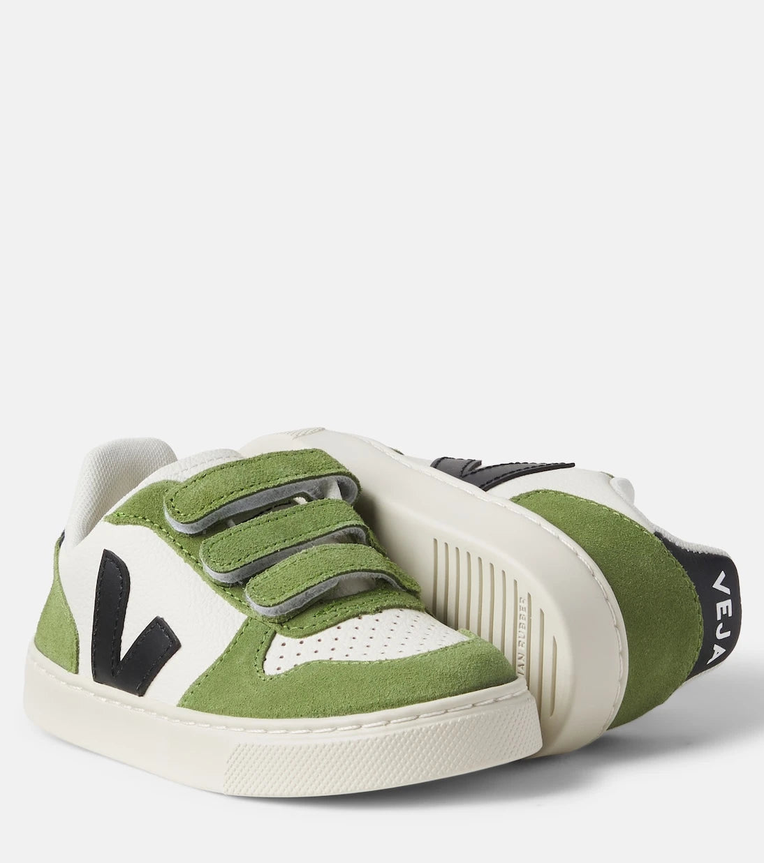 Veja Kids - V-10 leather sneakers