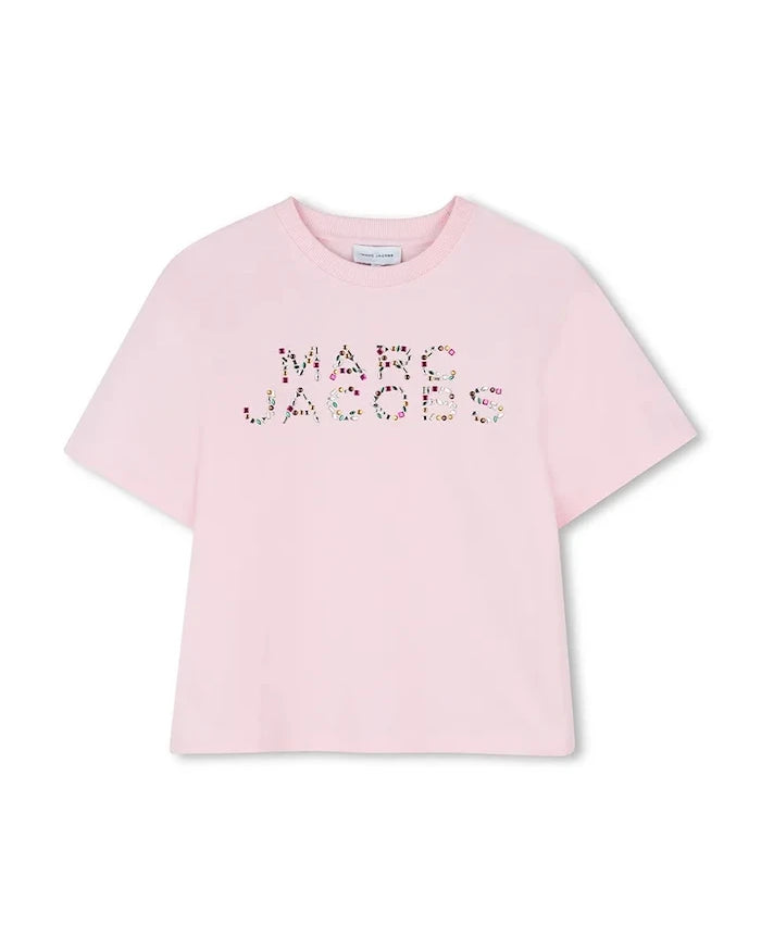 Детска памучна тениска Marc Jacobs