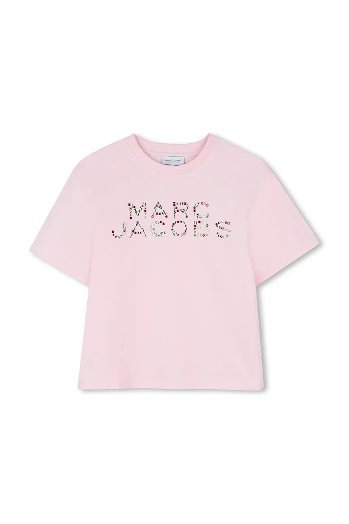 Детска памучна тениска Marc Jacobs