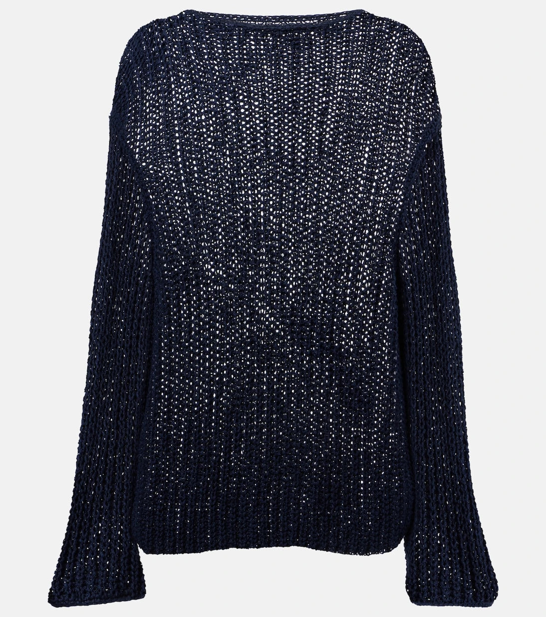 Khaite - Elowen open-knit cotton-blend sweater