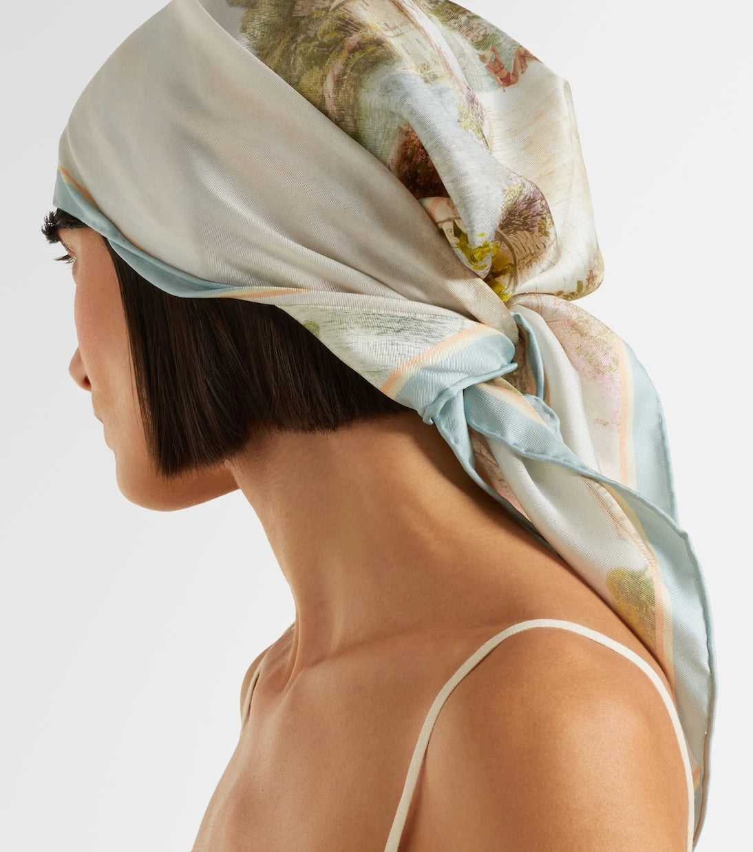 Zimmermann - وشاح حريري بطبعة كومو