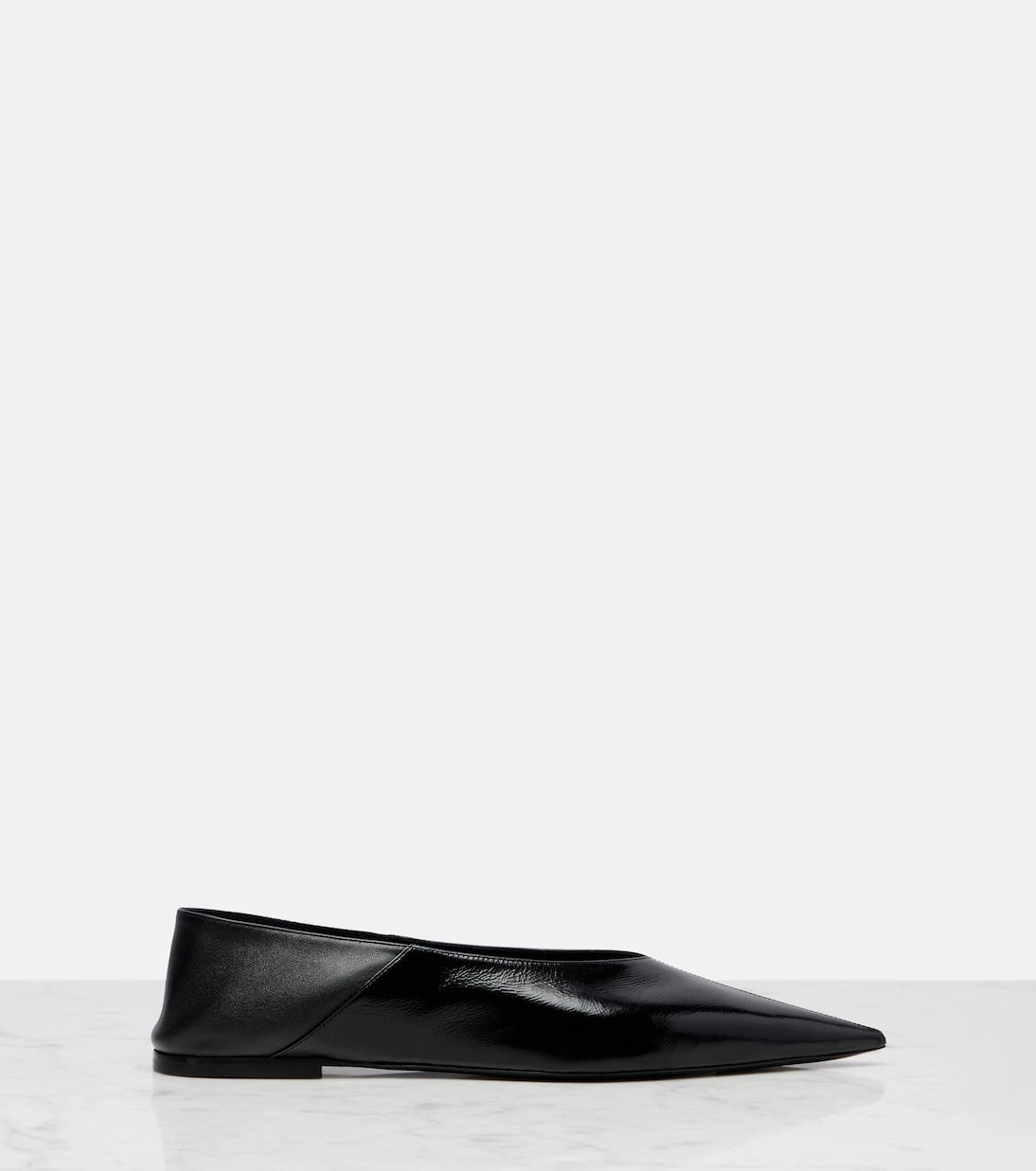 Saint Laurent - Carolyn leather ballet flats