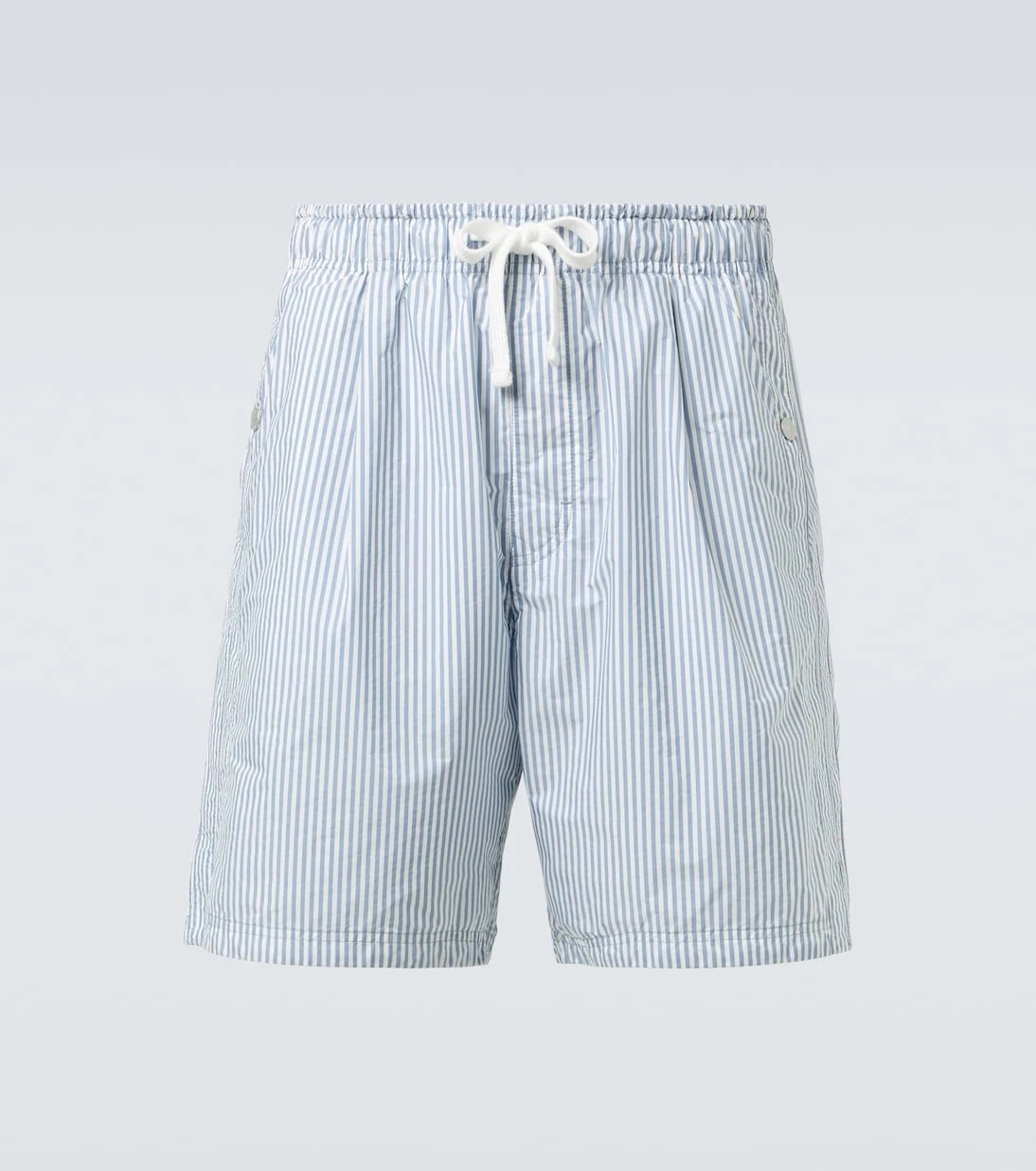 Stone Island - شورت برمودا مخطط مارينا