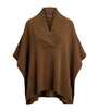 Ralph Lauren Collection Brown Cashmere-Blend Cape Sweater