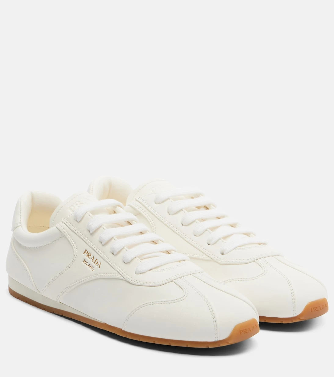 Prada - Leather sneakers