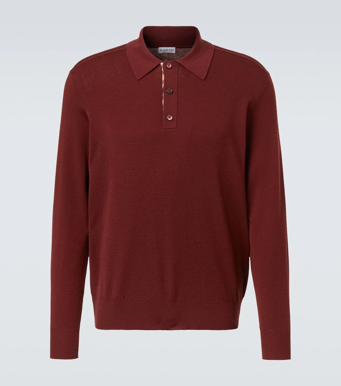 Burberry - Wool polo sweater