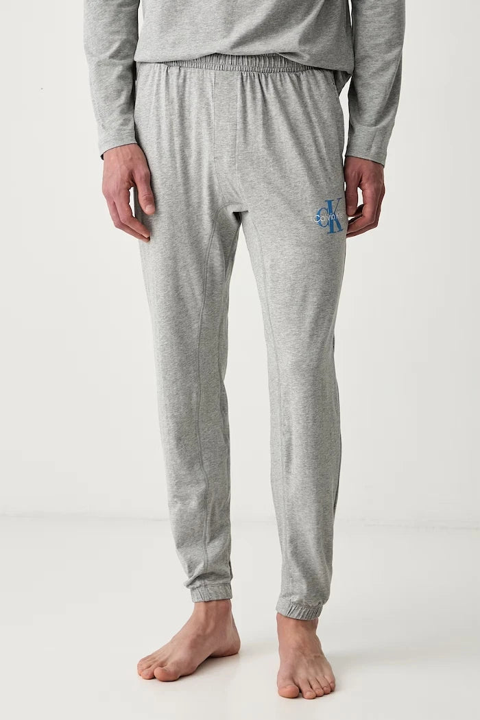 Calvin Klein Underwear iki parçalı erkek pamuklu elastanlı pijama