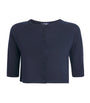 Max Mara Blue Virgin Wool Cardigan