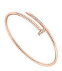 Small Rose Gold and Diamond Juste Un Clou Bracelet