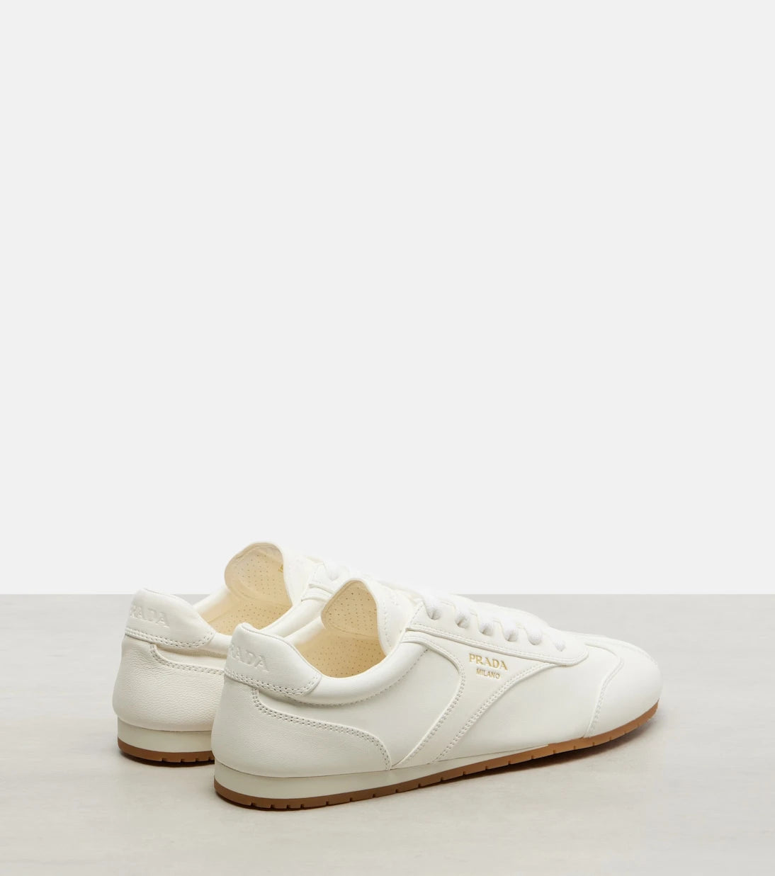 Prada - Leather sneakers