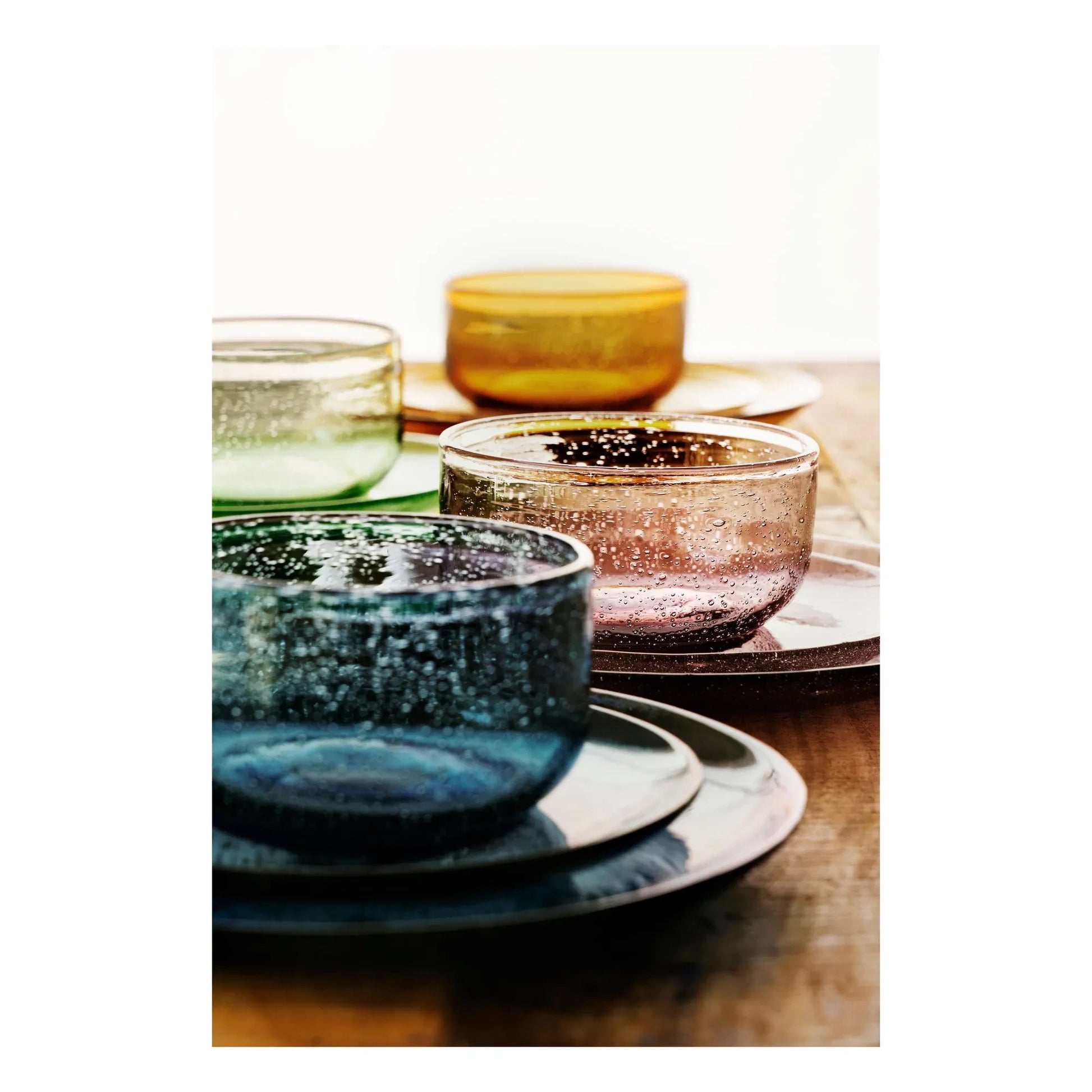 Madam Stoltz - Colored glass bowl | Green