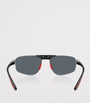 Ray-Ban Silver x Scuderia Ferrari RB3776M Irregular Sunglasses