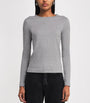 ME+EM Grey Stretch-Cotton Ribbed Ultimate T-Shirt