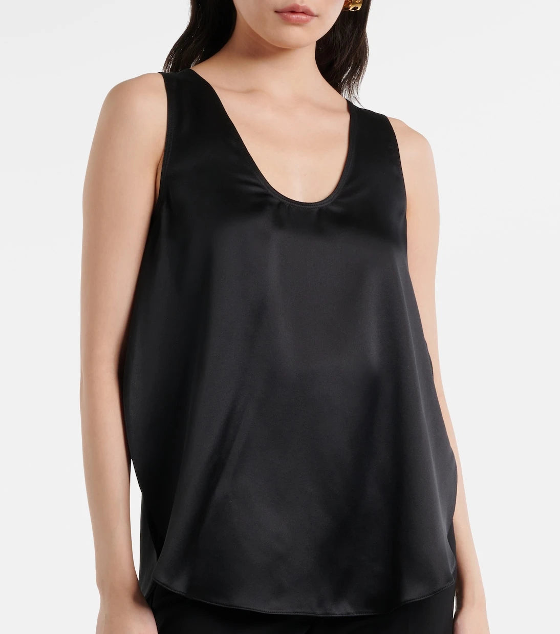 Max Mara - Filly silk tank top