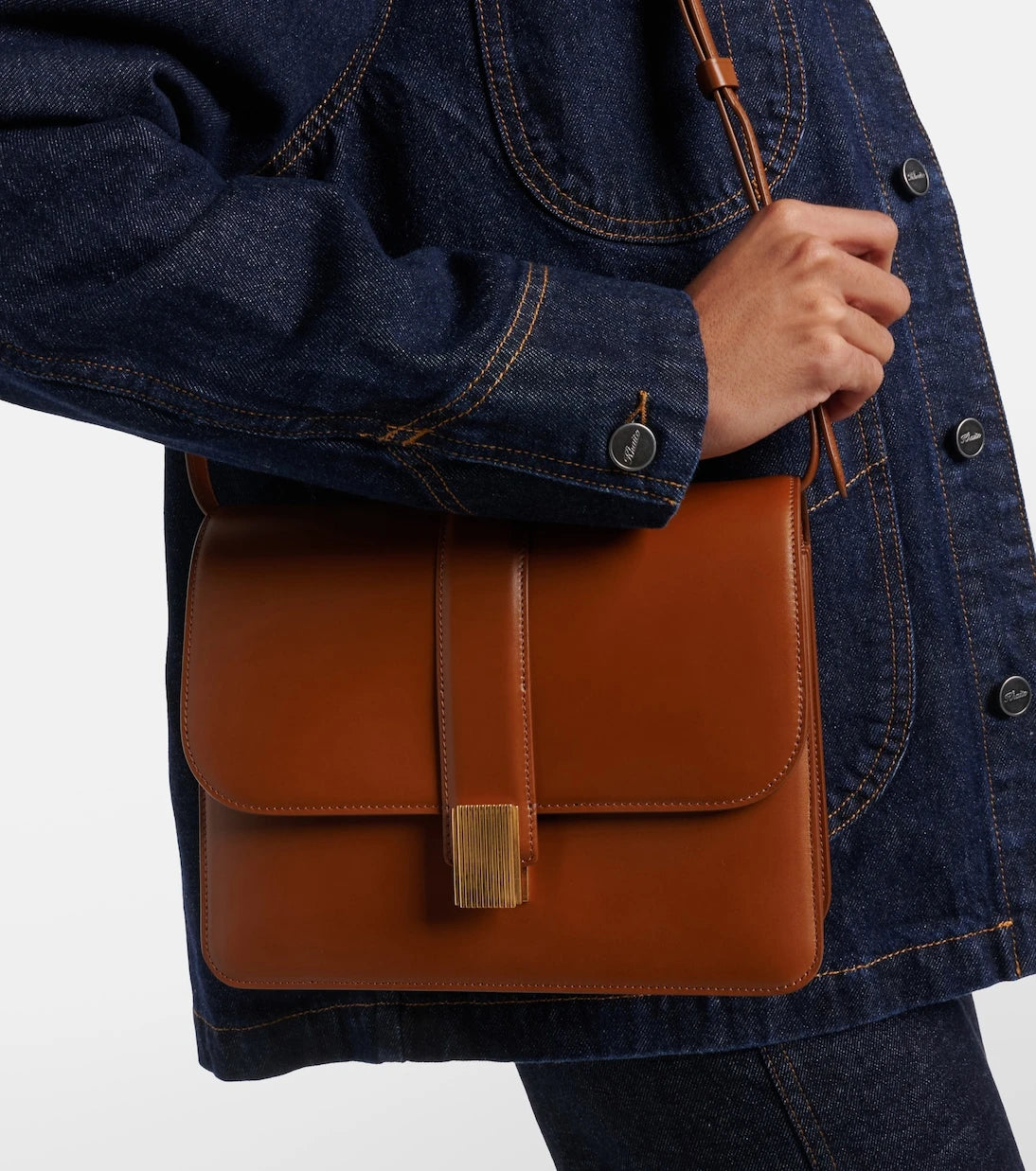 Khaite - Blake leather crossbody bag