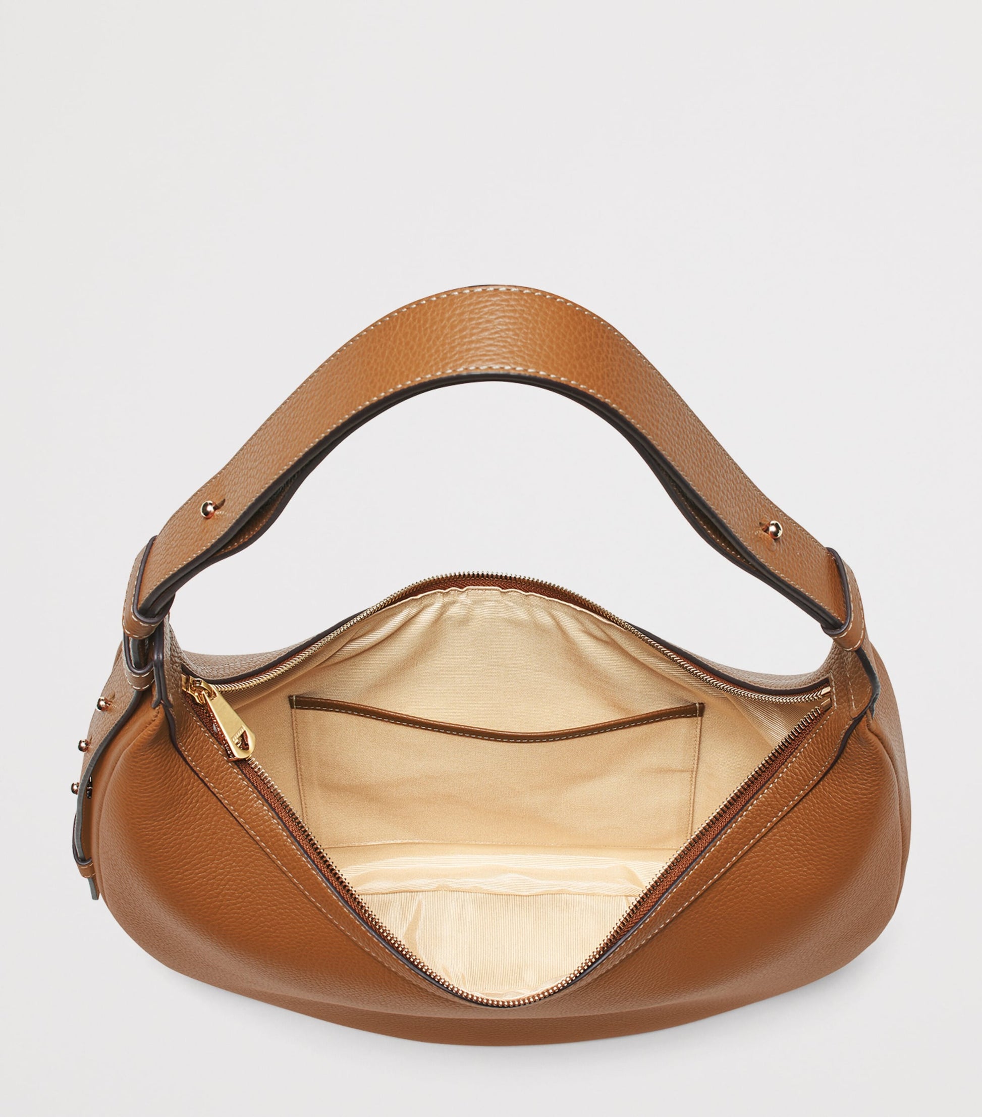 Aspinal Of London Leather Hudson Crescent Cross-Body Bag