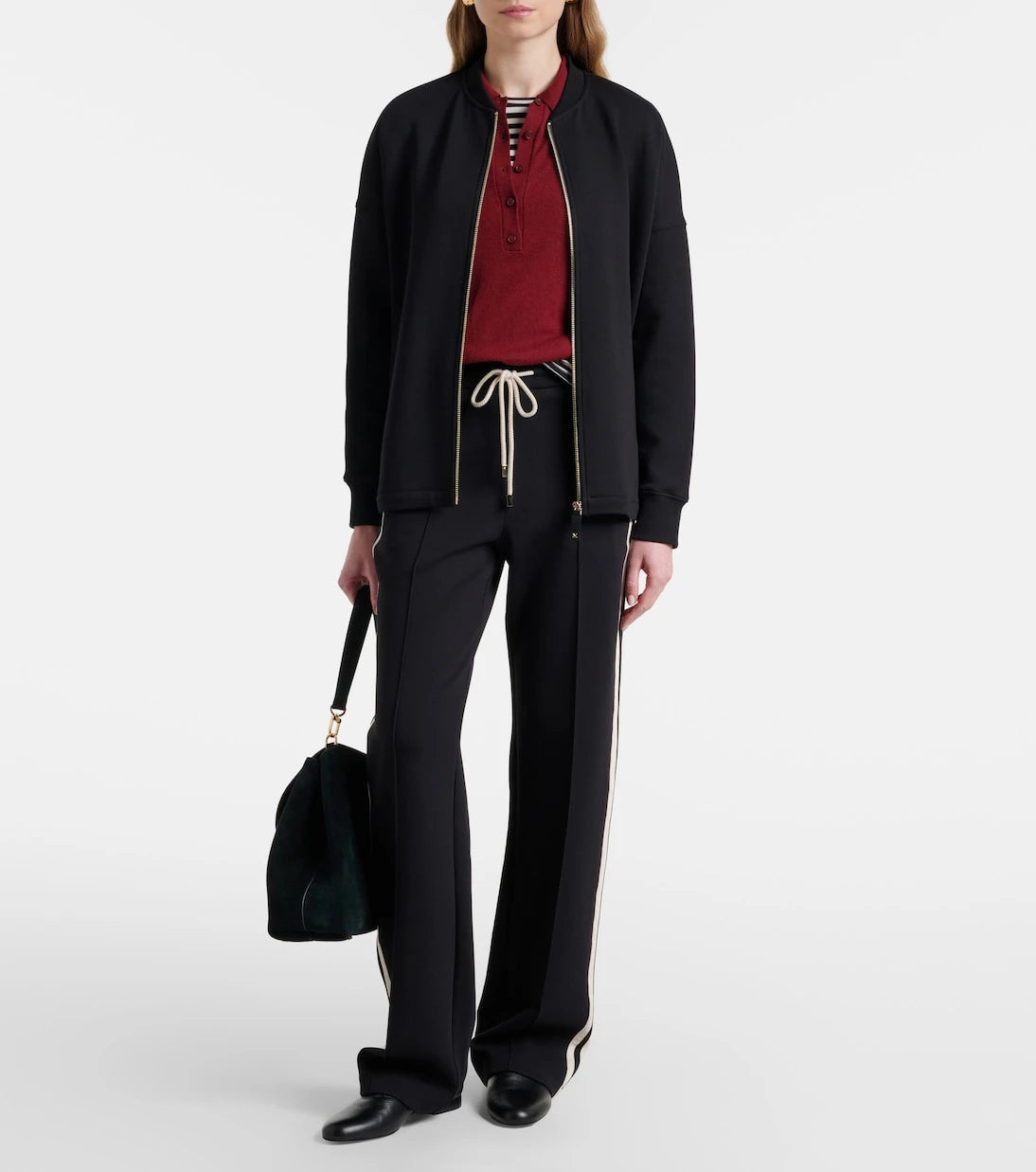 'S Max Mara - Vento cotton-blend jersey sweatpants