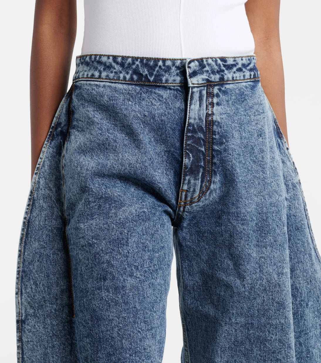 Alaïa - Barrel-leg jeans