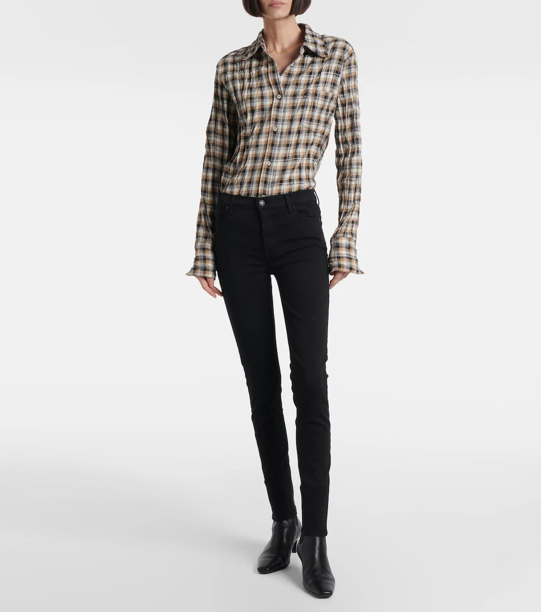 7 For All Mankind - Mid-rise skinny jeans