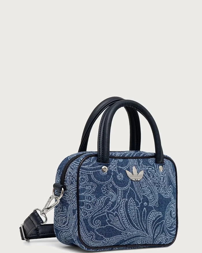 adidas Originals kadın denim crossbody çanta Liberty London Square Bag
