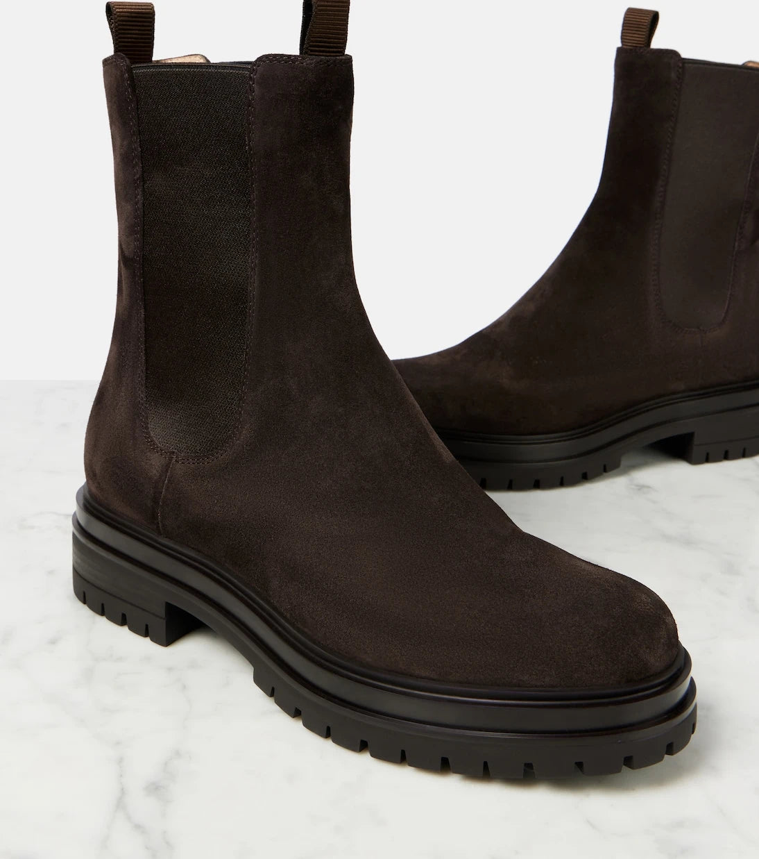 Gianvito Rossi - Chester suede Chelsea boots