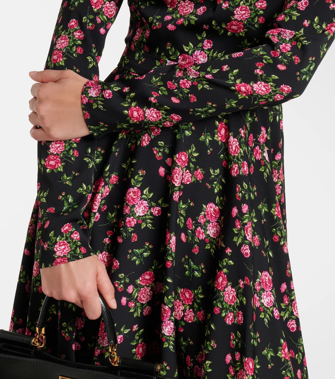 Dolce&Gabbana - Floral silk-blend midi dress