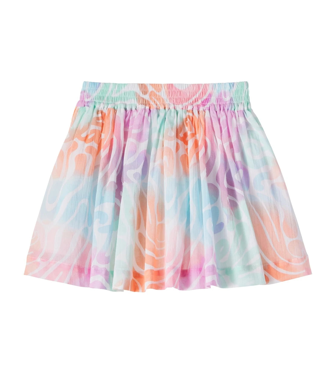 Stella McCartney Kids - تنورة قطنية مطبوعة