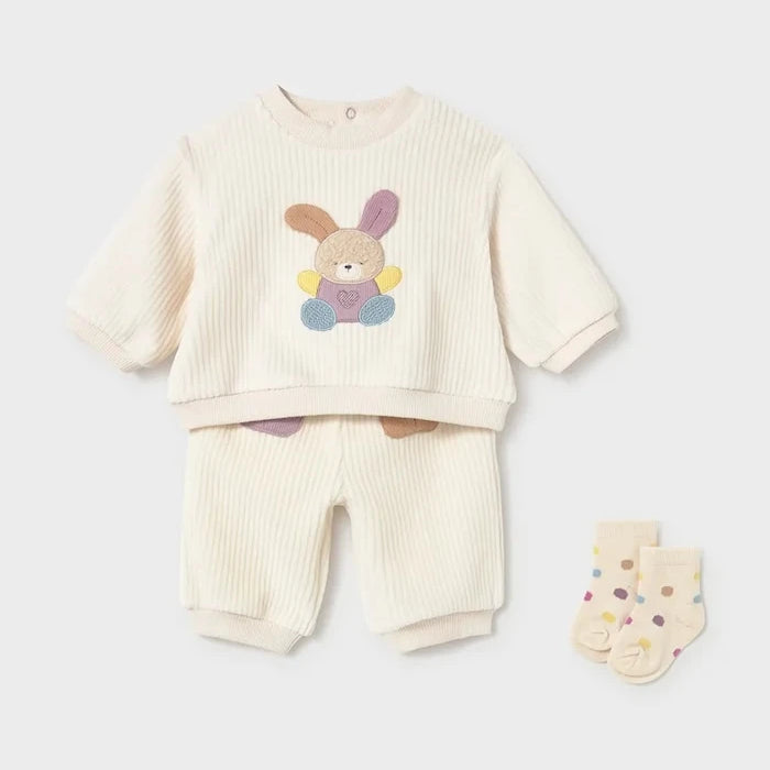 Mayoral Newborn Bebek için kot spor takım