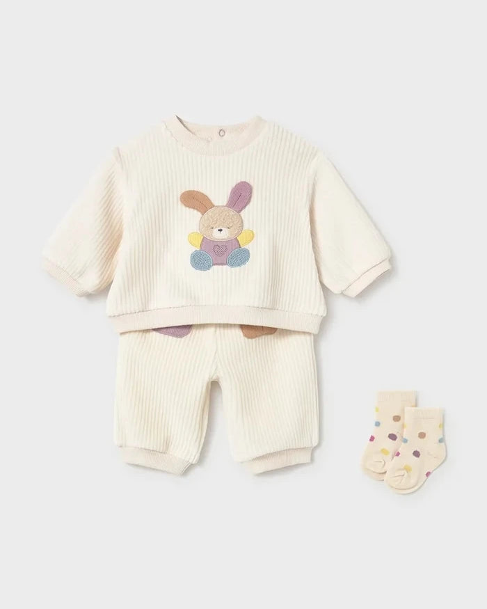 Mayoral Newborn Bebek için kot spor takım