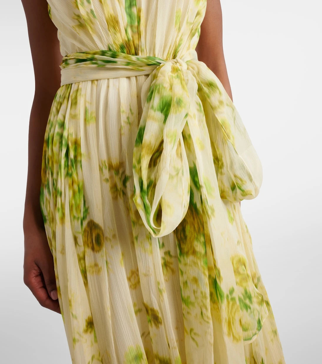 Erdem - Floral silk creponne gown