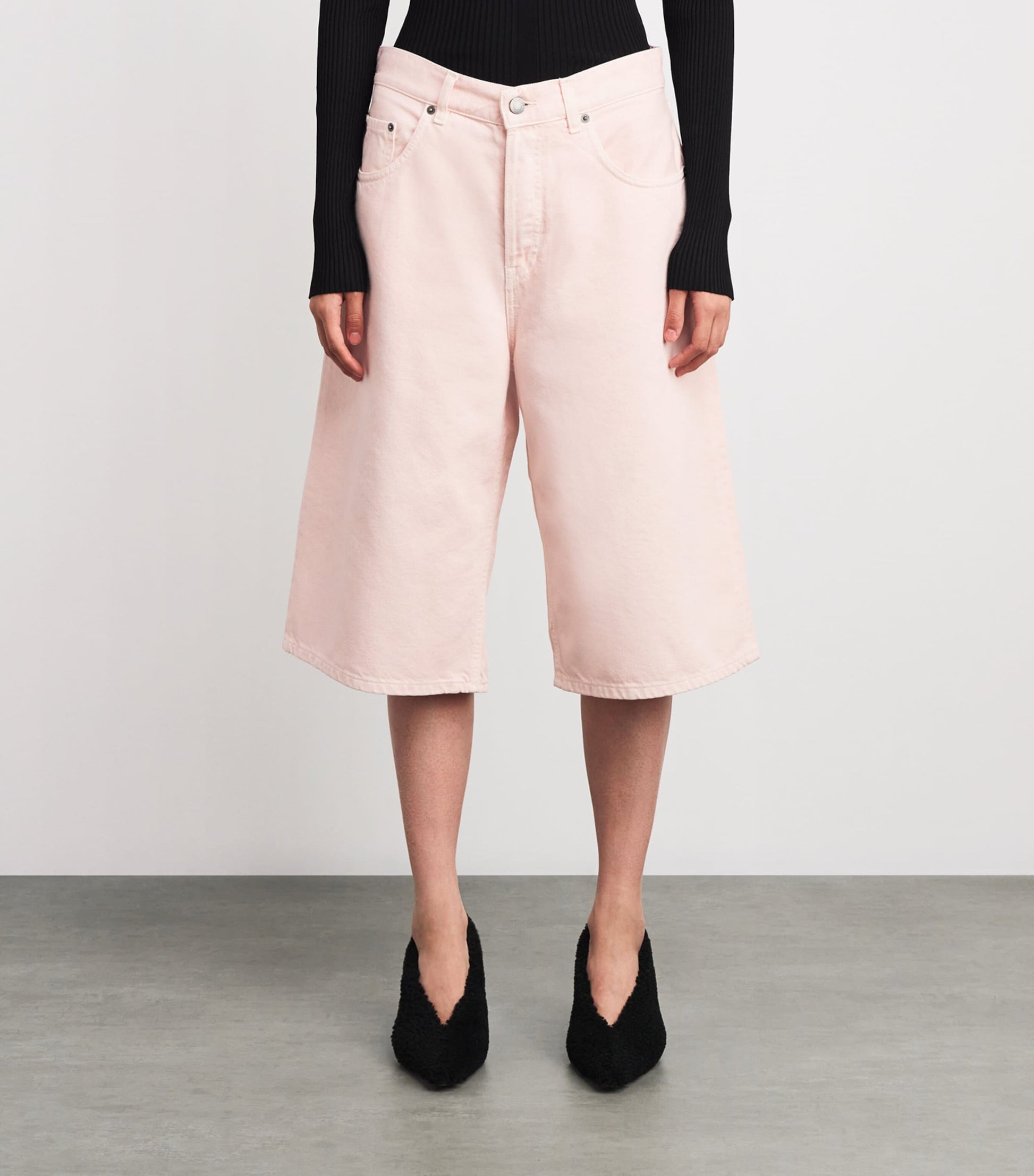 Haikure Brown Becky Denim Shorts