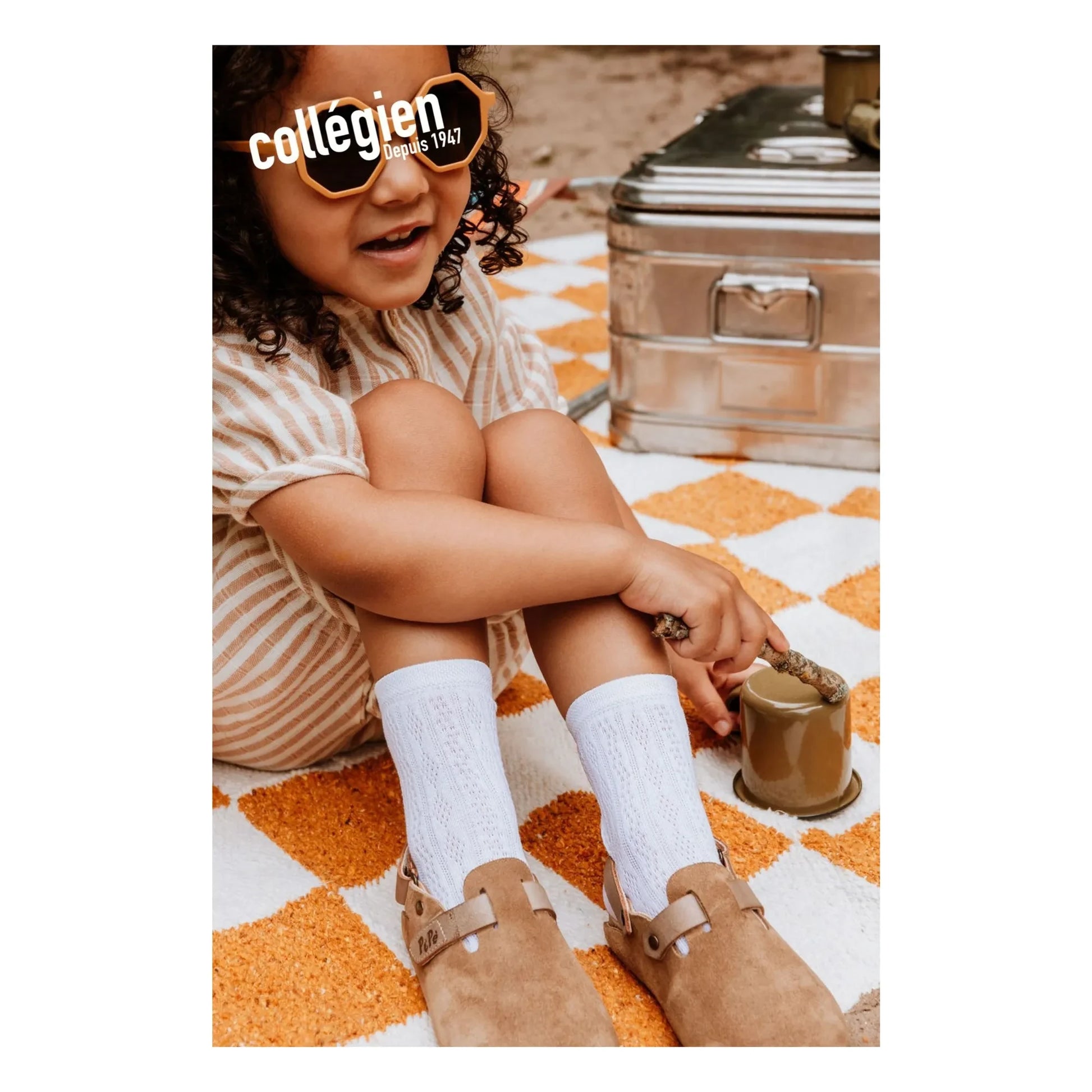 Collégien - Antoinette socks | White