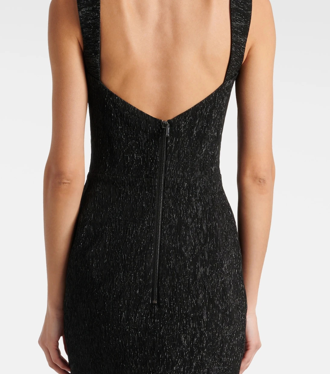 Maticevski - Singular open-back lamé cocktail dress