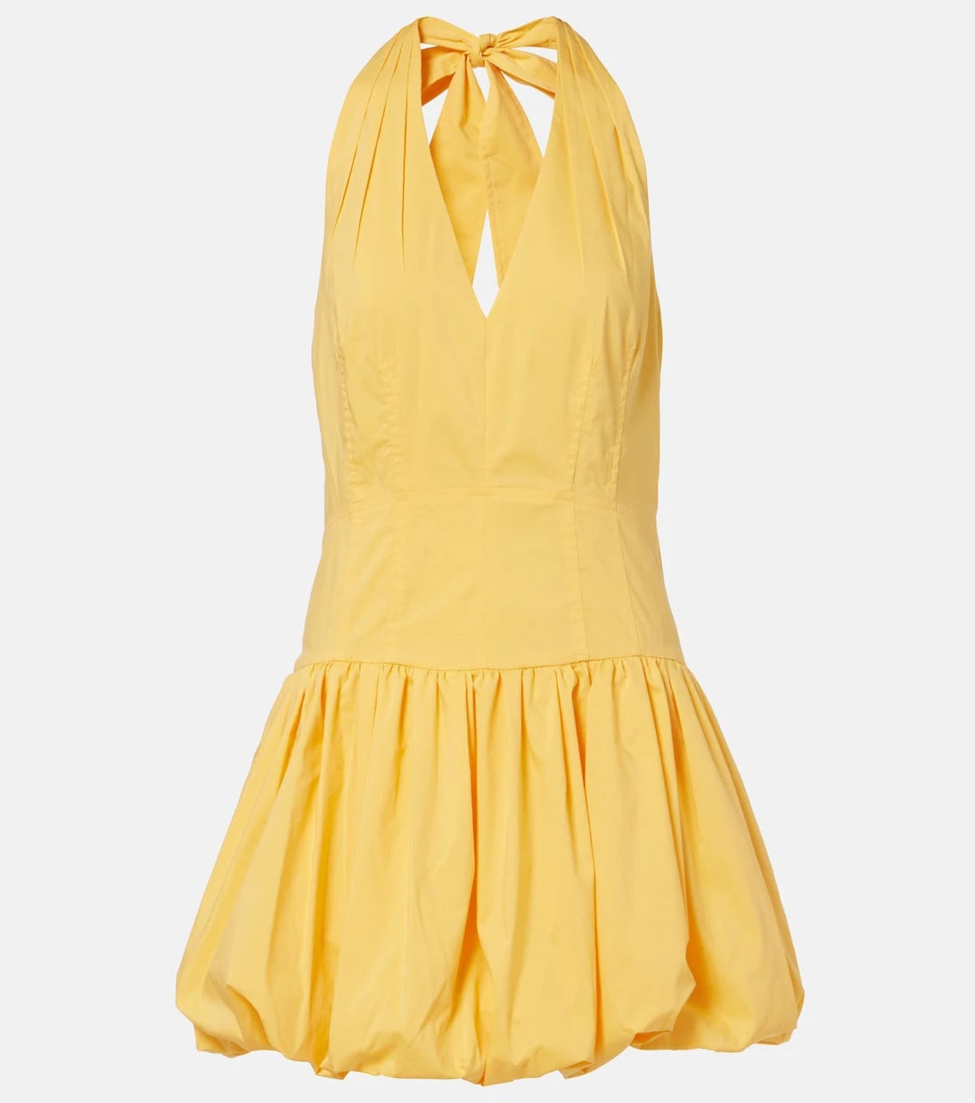 Simkhai - Brooke gathered cotton-blend minidress