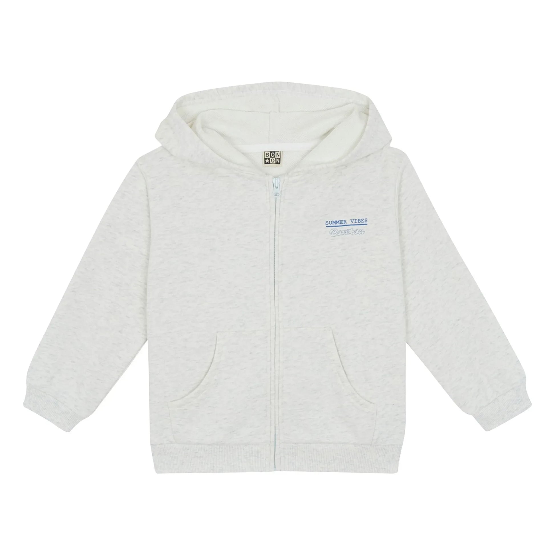 Bonton - St Lu Dayoff Mottled Hoodie | Grey