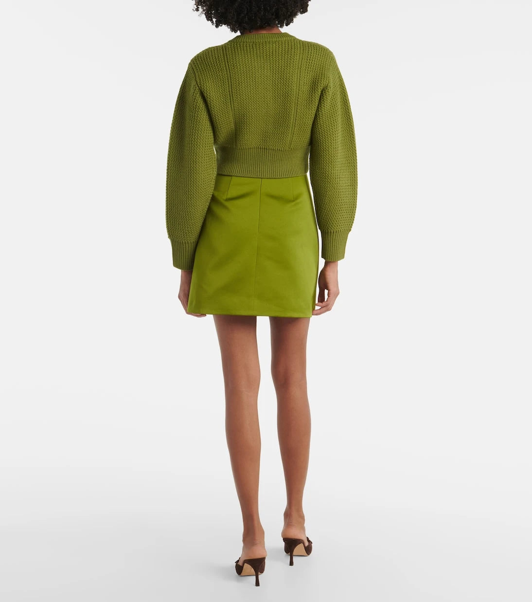 Emilia Wickstead - Albert cropped wool cardigan