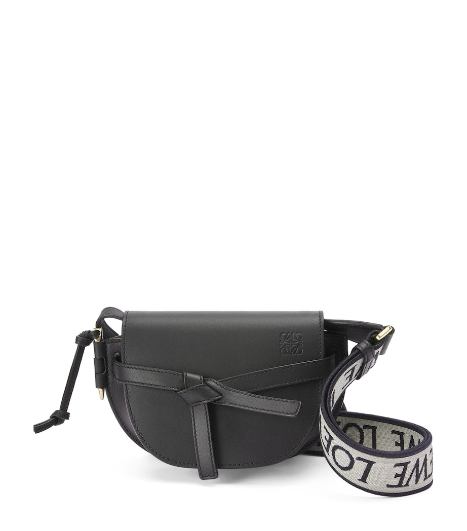 LOEWE Black Mini Gate Dual Bag