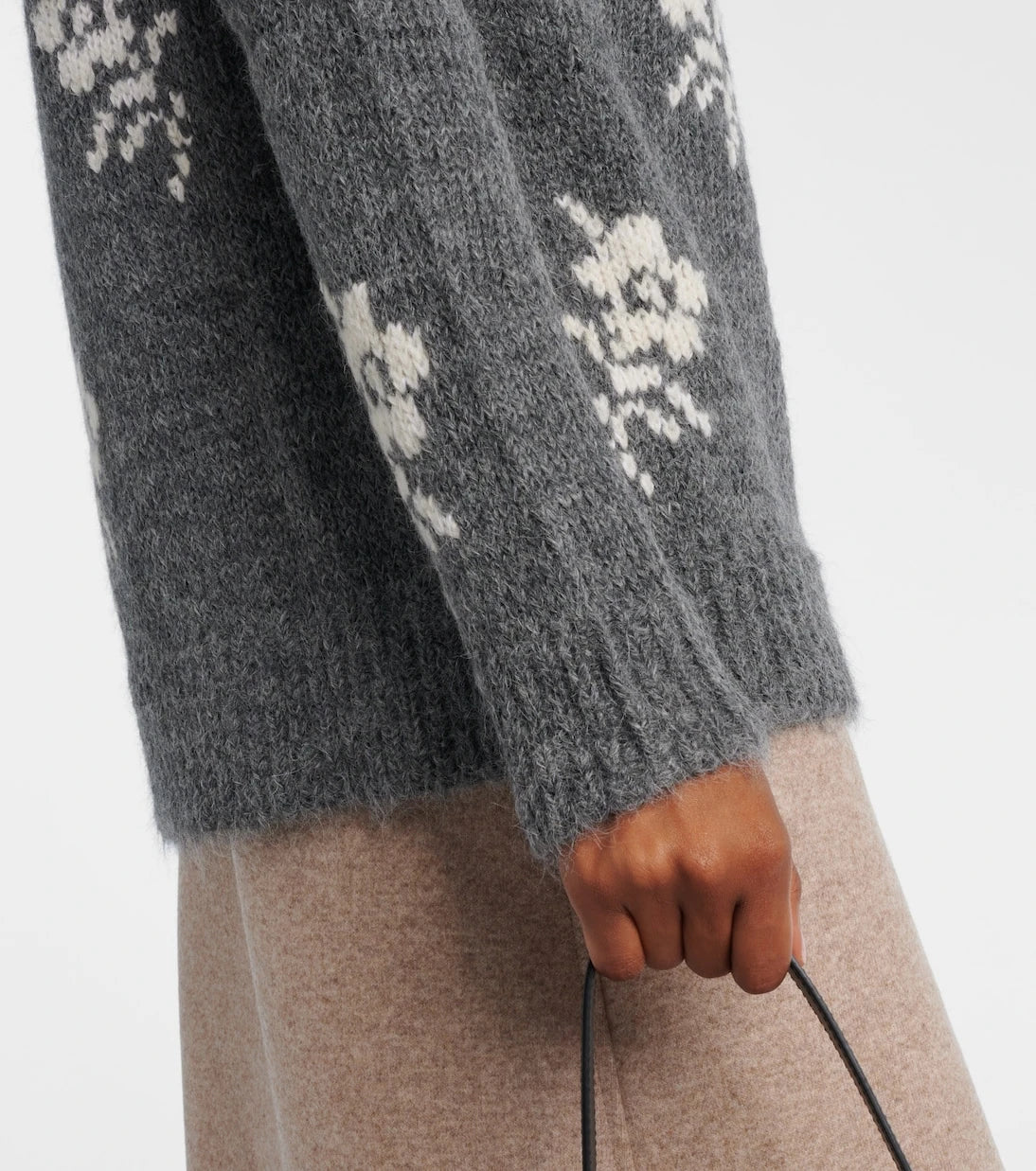 Jil Sander - Intarsia alpaca and wool-blend sweater
