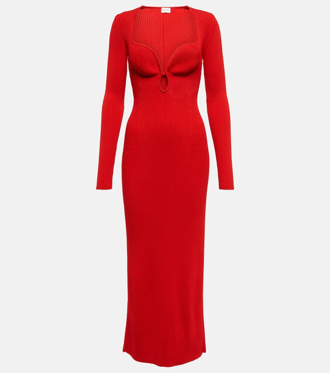 Magda Butrym - Cutout ribbed-knit midi dress