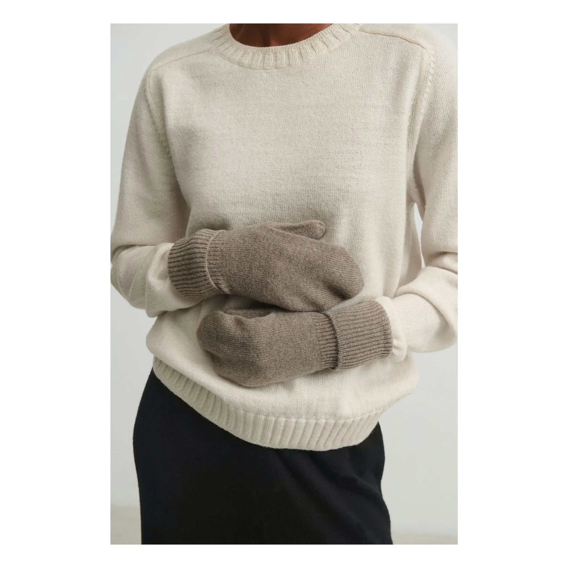 FUB - Mitaines Laine - Women's collection | Beige