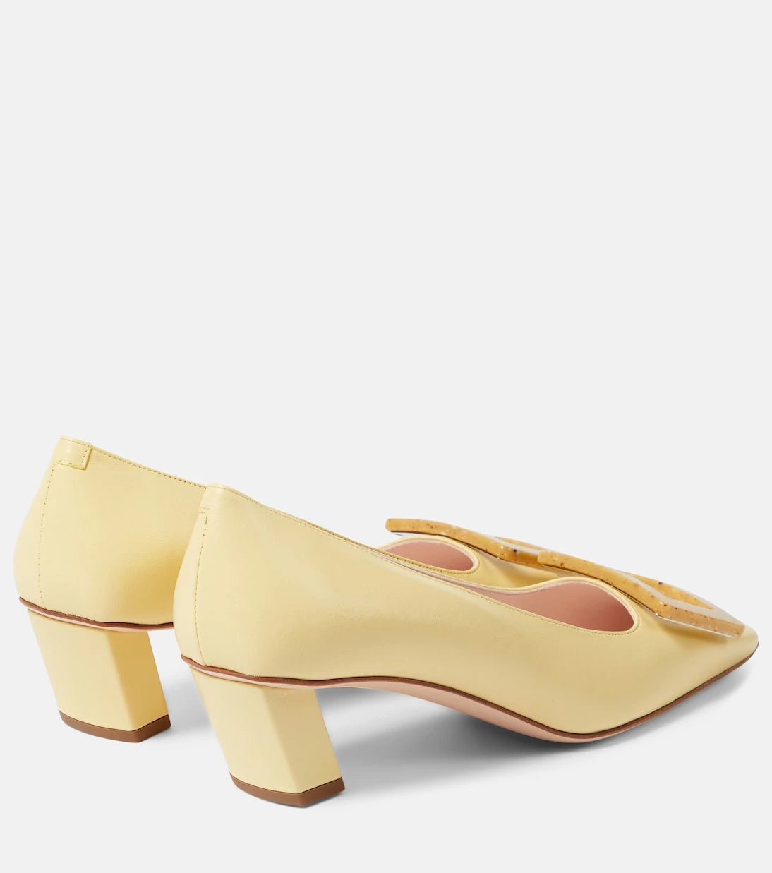 Roger Vivier - حذاء "بيل فيفييه 45" الجلدي بكعب عالٍ
